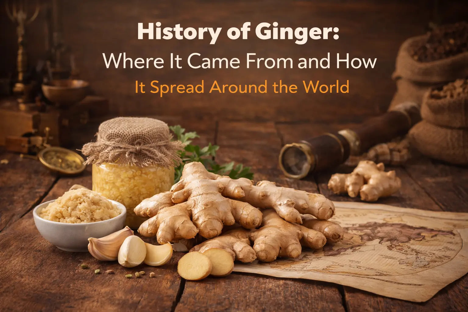 History of Ginger: Where It Came From and How It Spread Around the World